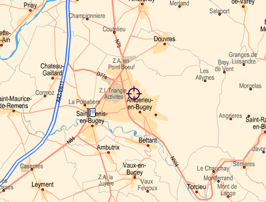 Cliquez sur la carte pour afficher la carte de la r�gion
